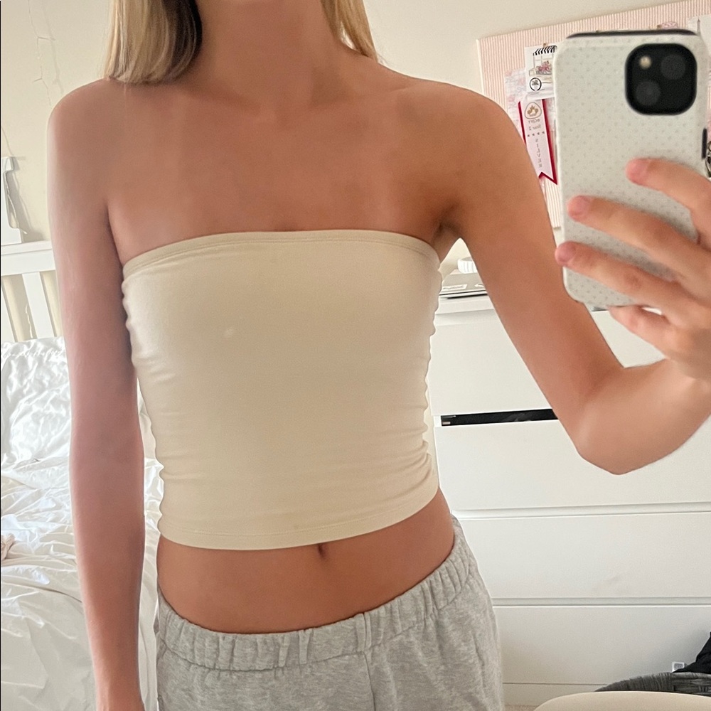 Old Navy Women's Beige Tube Top
